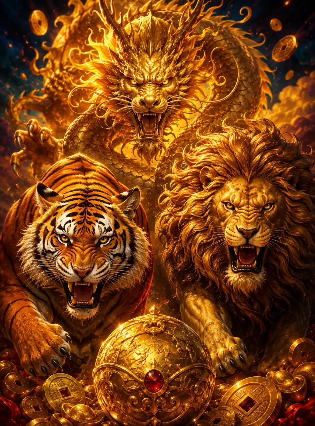 Jeu de casino Betclic Casino Portugal : Triple Beasts of Fortune